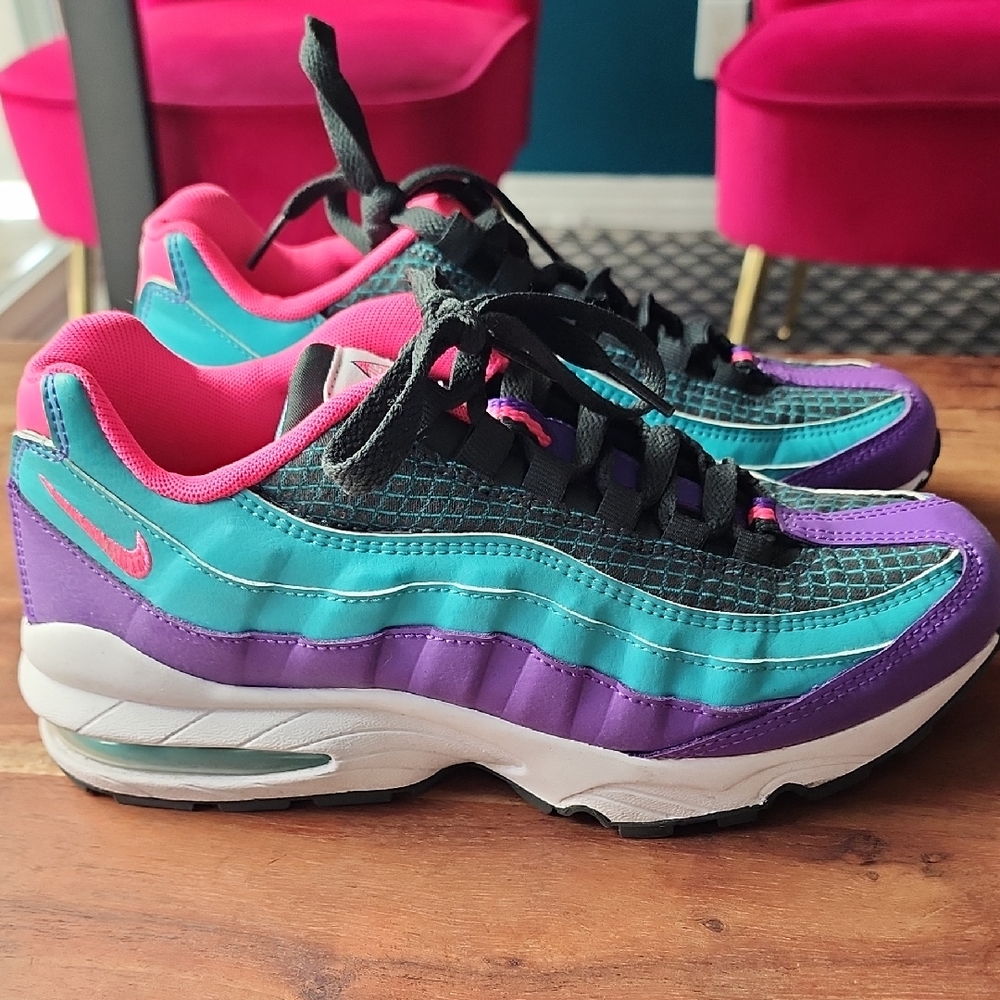 Nike Sneakers - Teal, Purple, Pink. Fits Women's 7.5